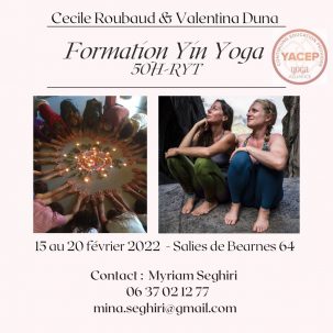 Formation Yin Yoga certifiée Yoga Alliance du 15 au 20 février 2022